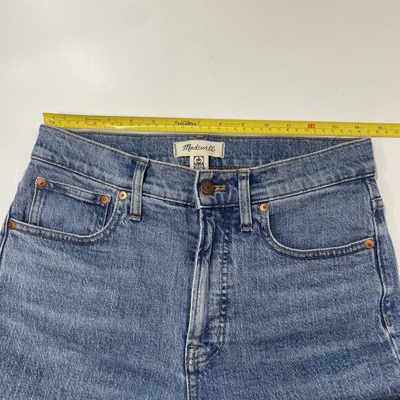 Madewell Women’s The Perfect Vintage Jean Wide Leg Blue Jeans Denim 27T Tall - Picture 5 of 8